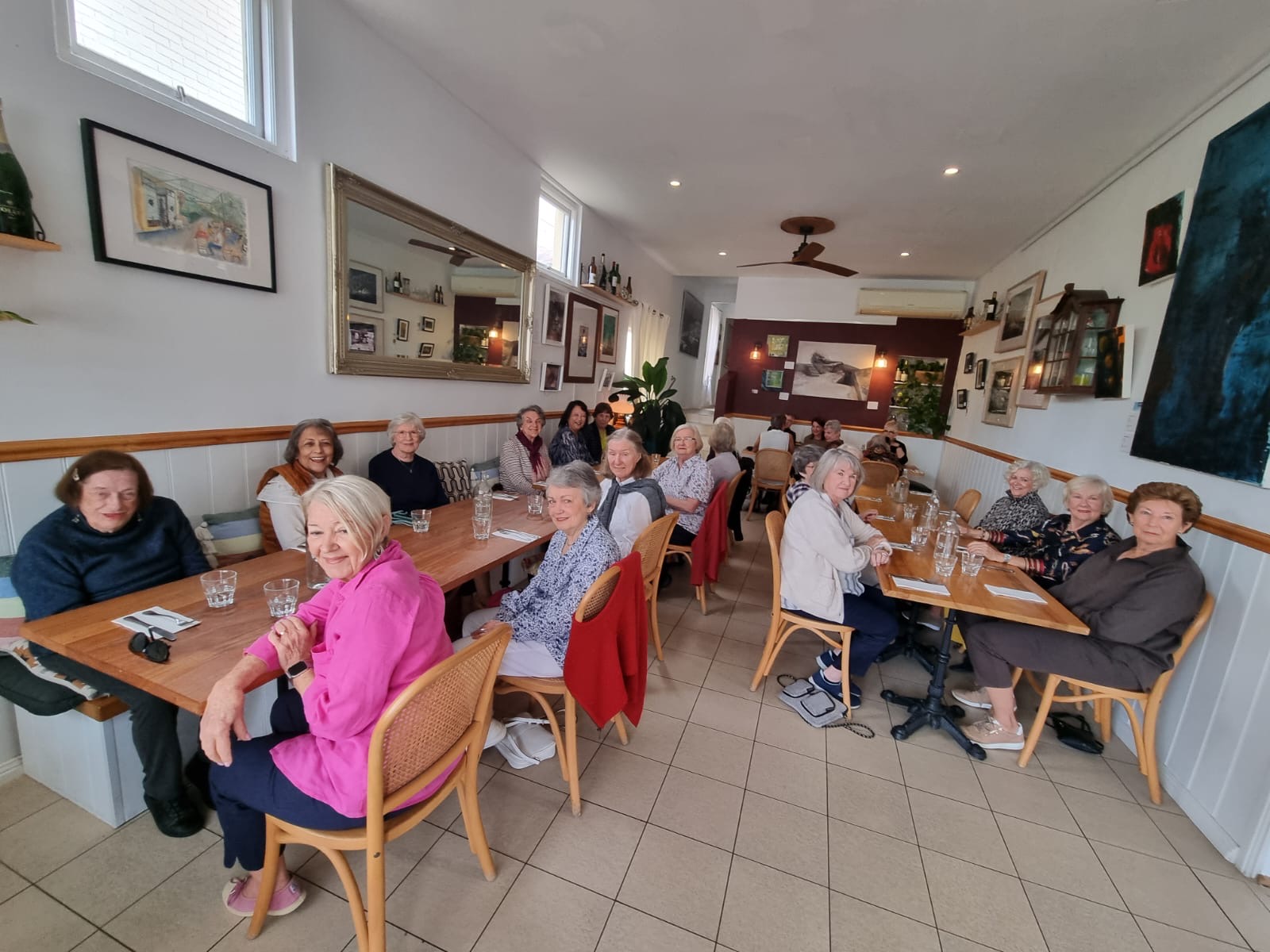 Ladies lunch le coq and fish 6 may